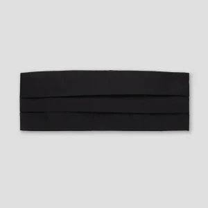 Fascia Smoking in seta Nero