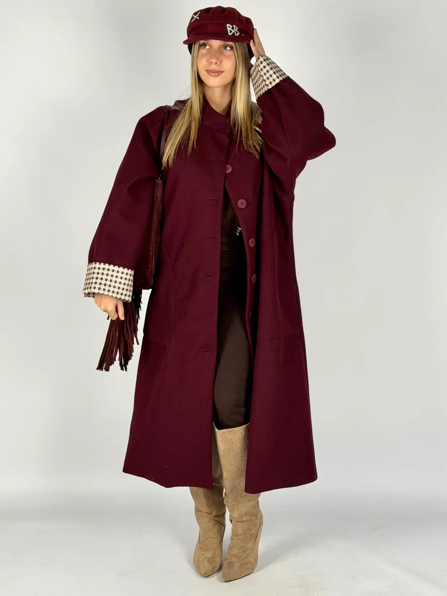 Cappotto Giove Bordeaux - immagine 3