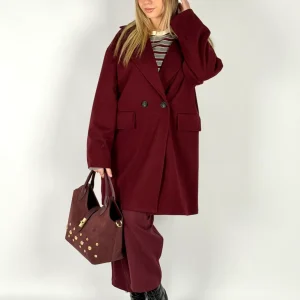 Cappotto Cloud Bordeaux