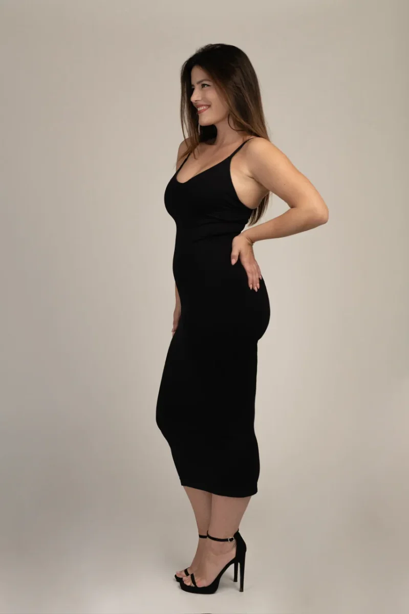 Abito Modellante Nero - immagine 3