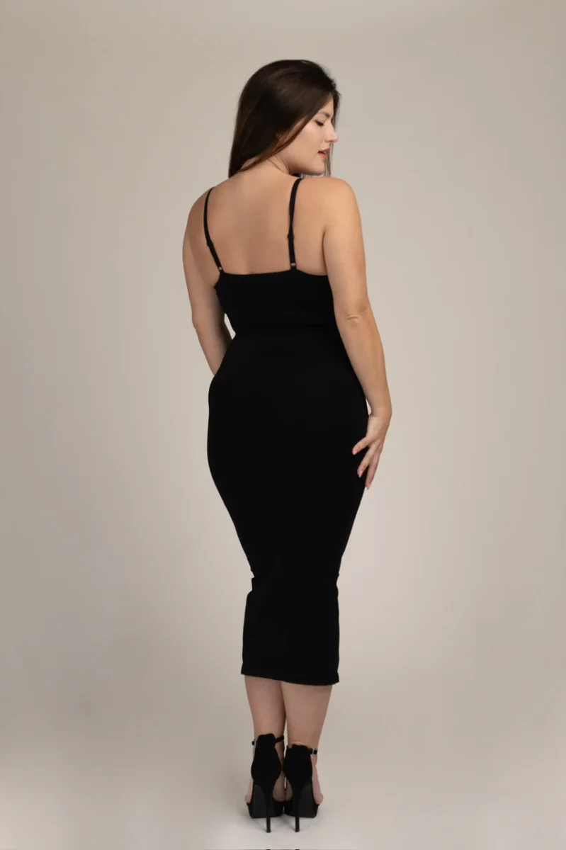 Abito Modellante Nero - immagine 4