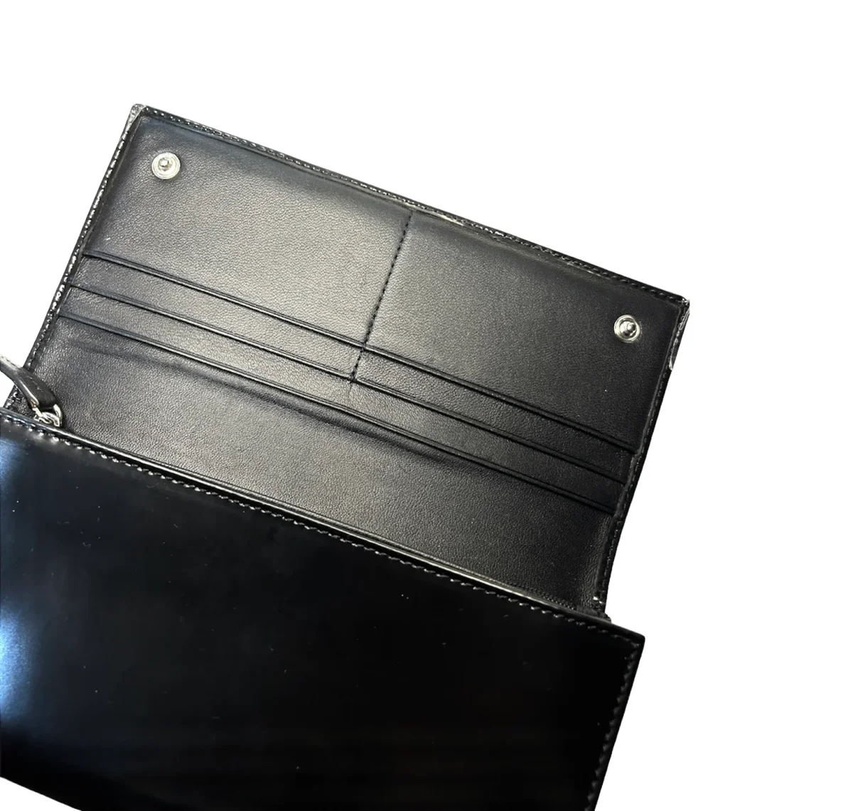 Bikkembergs Portafoglio grande - in pelle nero - immagine 3