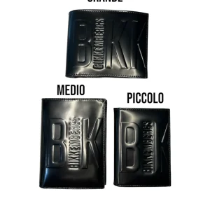 Bikkembergs Portafoglio grande - medio - piccolo in vera pelle - nero