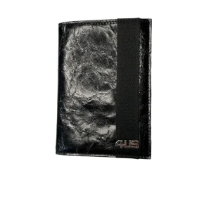 Cesare Paciotti 4US Portafoglio in pelle crackle - nero