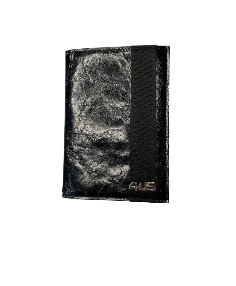 Cesare Paciotti 4US Portafoglio in pelle crackle - nero - immagine 2