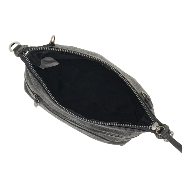 Gabs FUNNY taglia M Borsa a tracolla FUNNY in pelle di vitello martellata con doppia zip - immagine 7