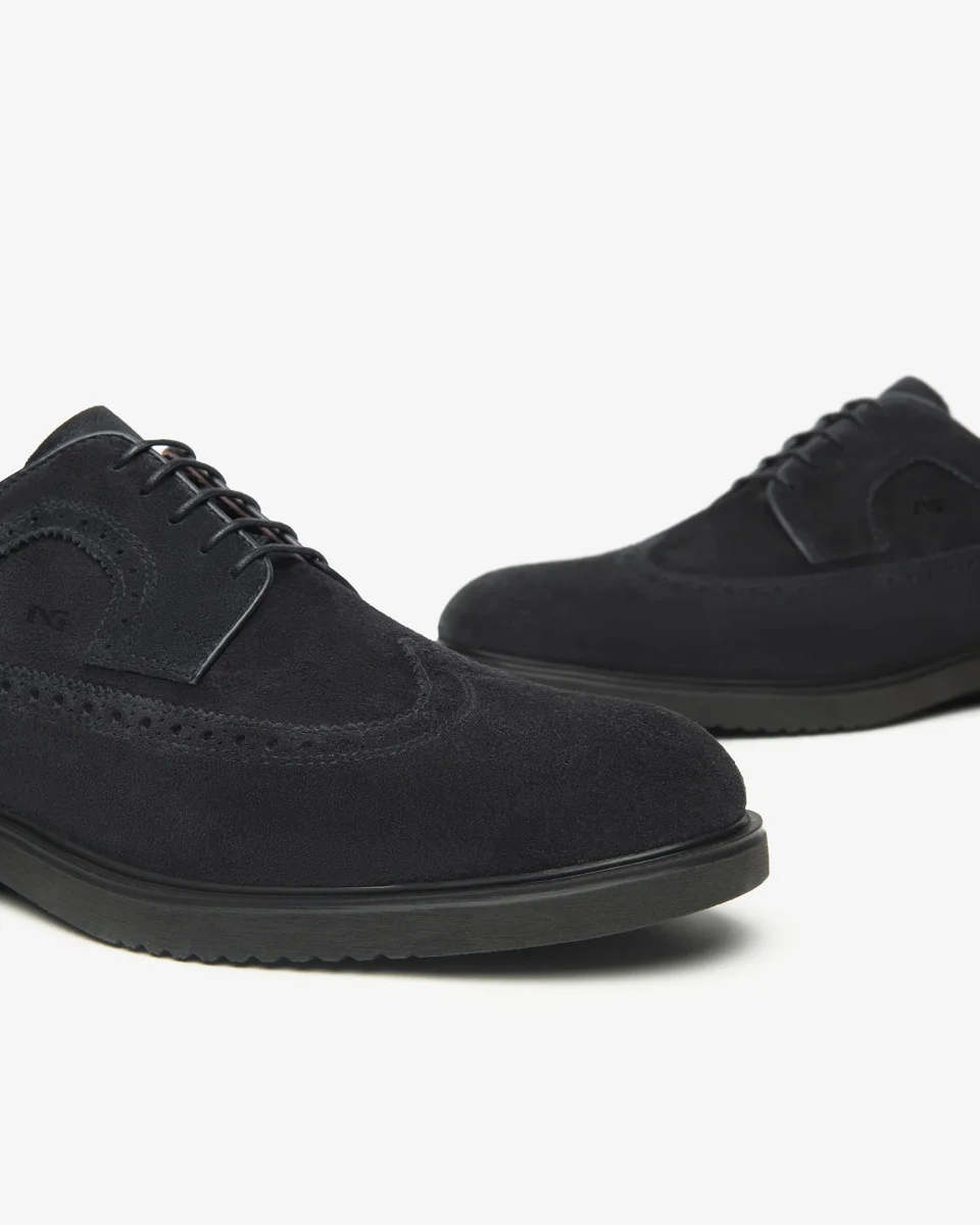 Nero Giardini I500840U Stringate Uomo in Camoscio - immagine 4