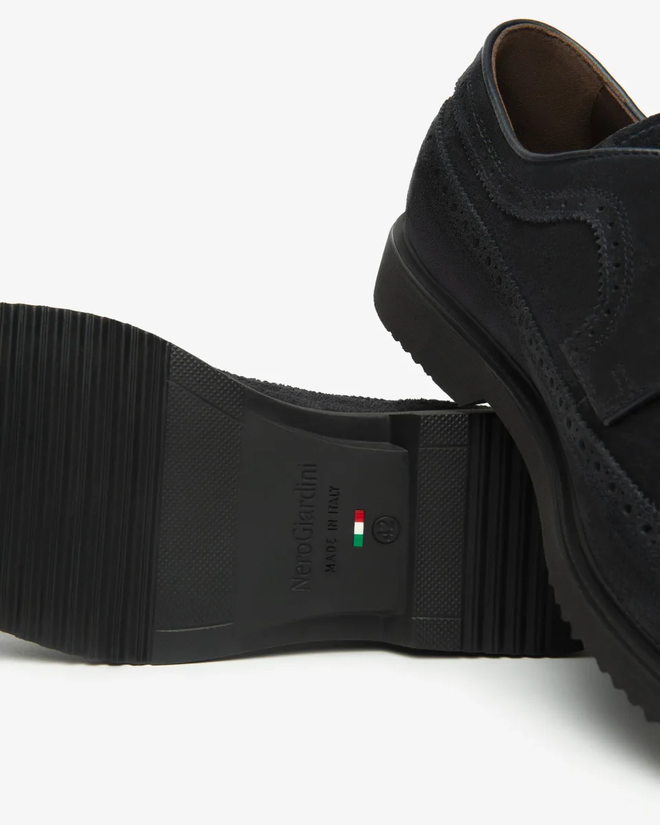 Nero Giardini I500840U Stringate Uomo in Camoscio - immagine 6