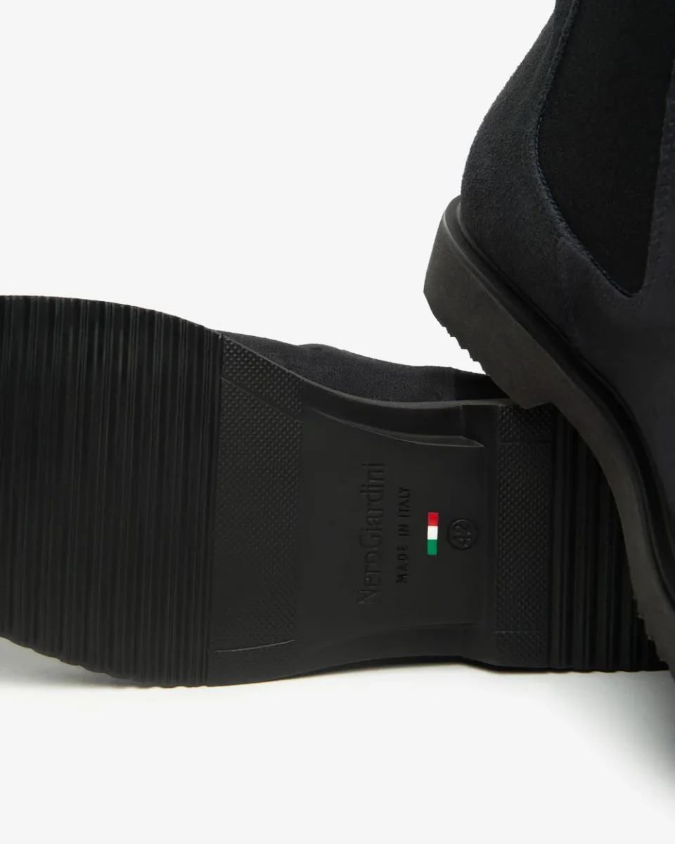 Nero Giardini I500851U Stivaletti Chelsea Uomo in Camoscio - immagine 6
