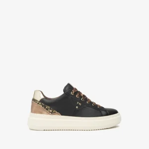 Nero Giardini I514160D Sneakers Donna in Pelle, Suede e Materiale Tecnico