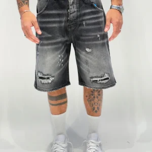 Jeans CIANOTIC short BV black