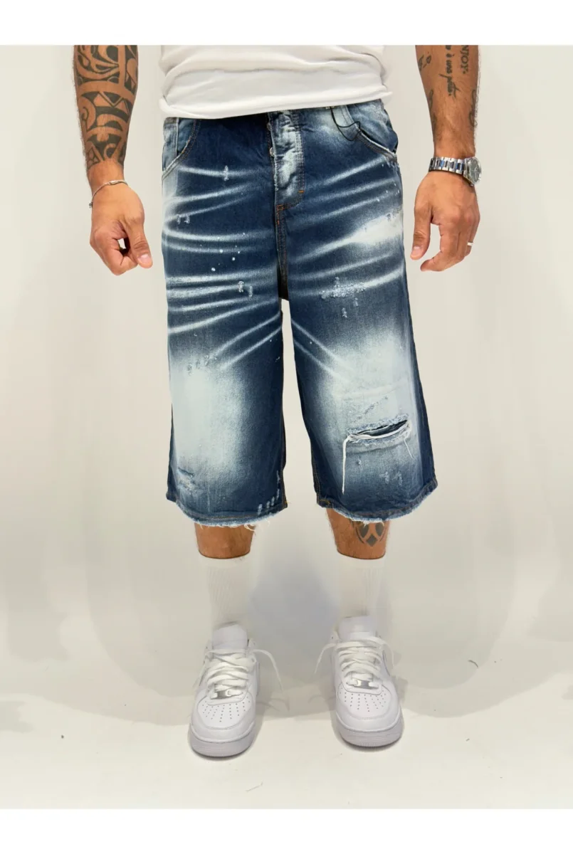 Jeans CIANOTIC short Jorts 808 Blue - immagine 2