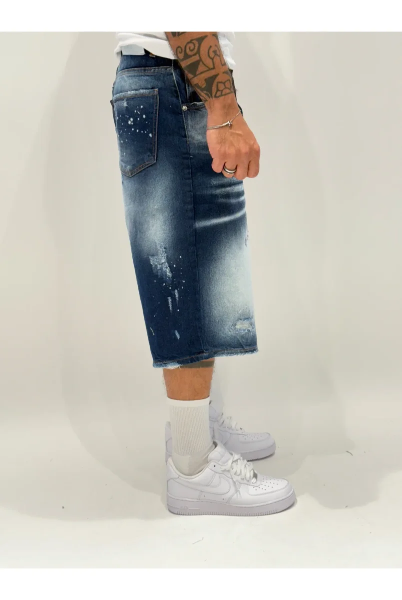 Jeans CIANOTIC short Jorts 808 Blue - immagine 4