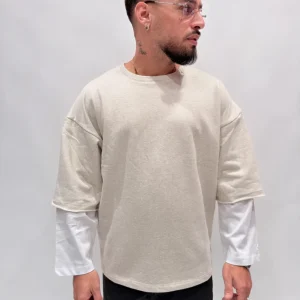 Felpa NJB long sleeve double