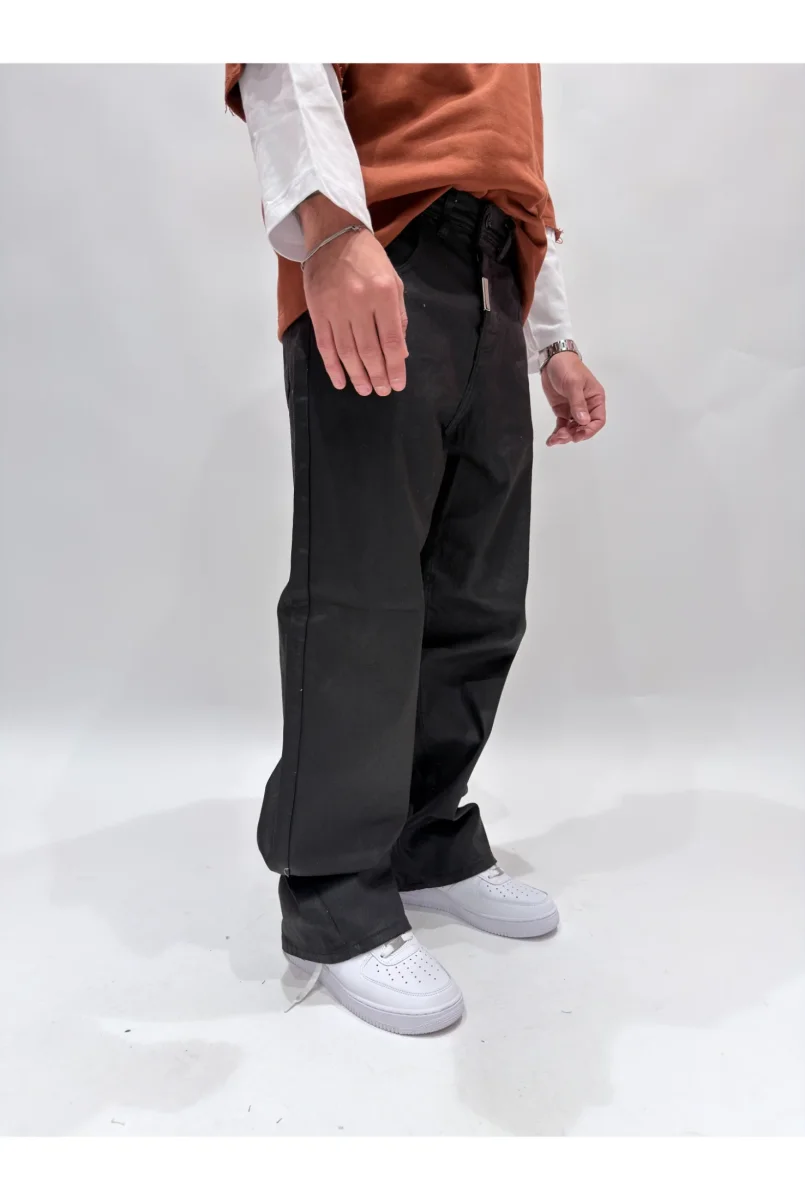 Jeans CIANOTIC super baggy spalmato - immagine 2