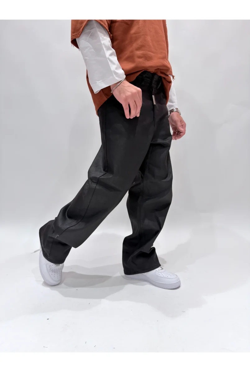 Jeans CIANOTIC super baggy spalmato - immagine 4