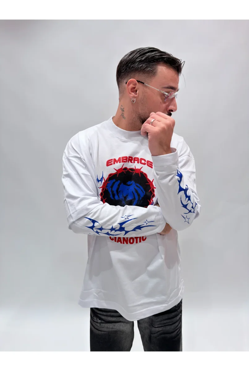 T-shirt CIANOTIC long sleeve embrace - immagine 7