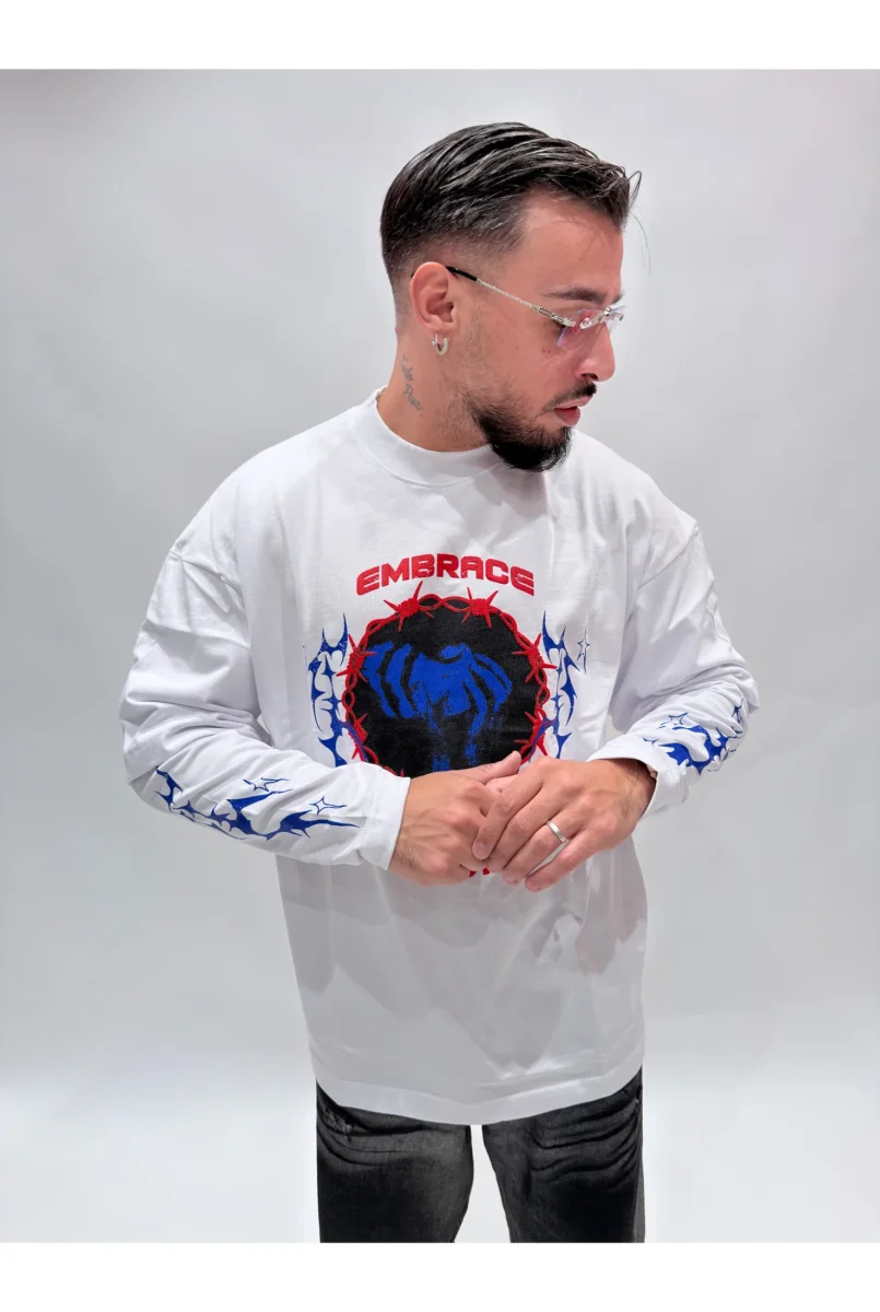 T-shirt CIANOTIC long sleeve embrace - immagine 8