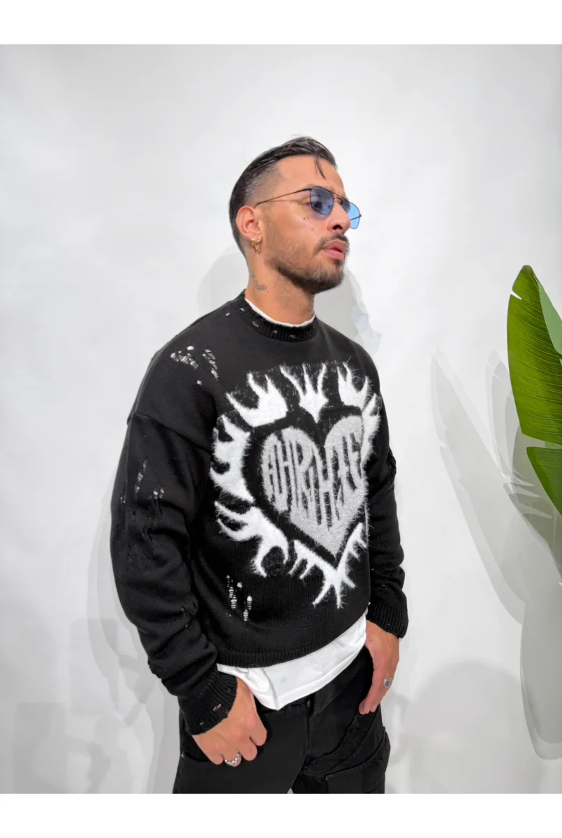 Maglioncino CIANOTIC cuor* - immagine 5