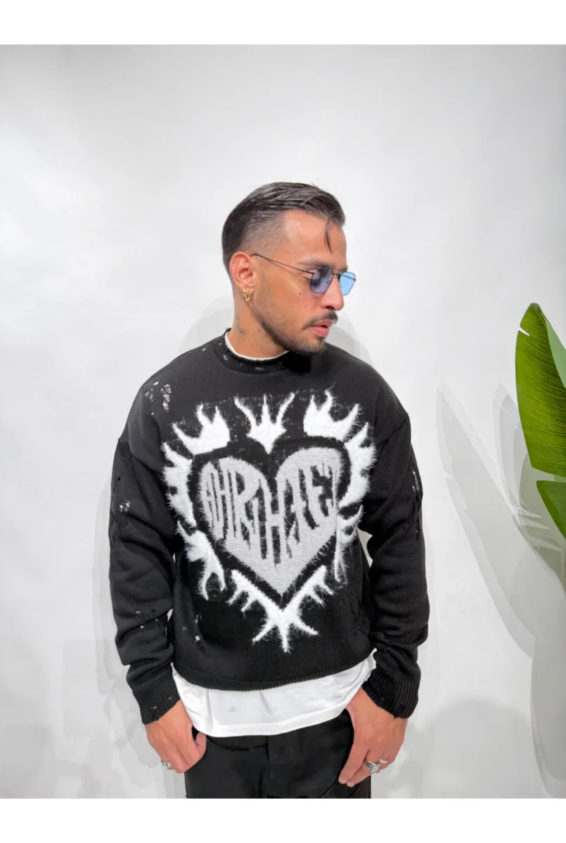 Maglioncino CIANOTIC cuor* - immagine 2