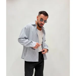 Camicia righe stondo NJB