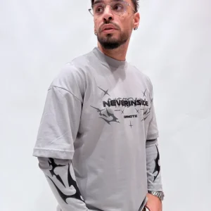 T-shirt CIANOTIC long sleeve never in side