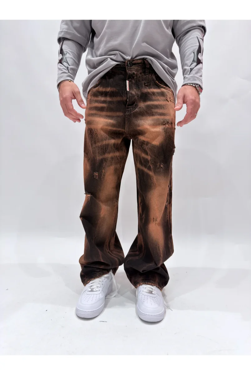 Jeans CIANOTIC super baggy scott sabbiato