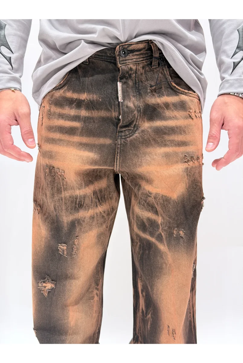 Jeans CIANOTIC super baggy scott sabbiato - immagine 5