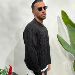 Maglioncino crop intreccio