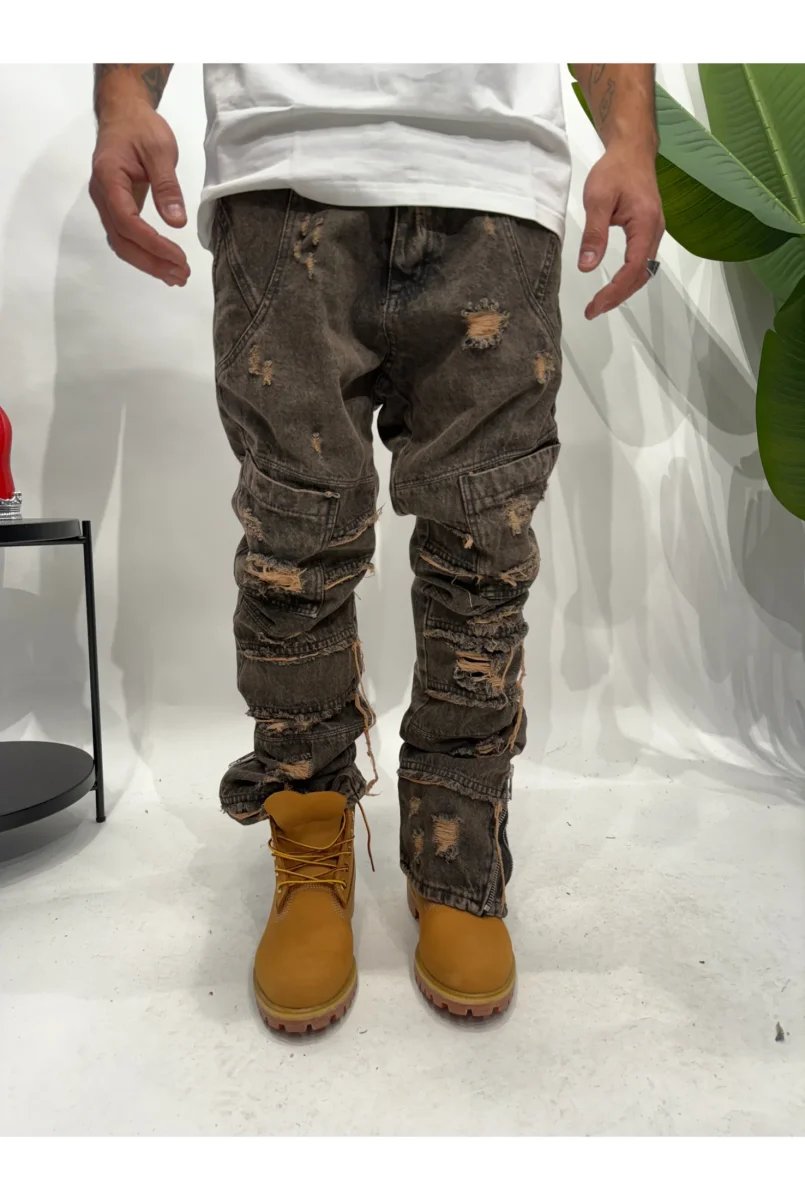 Jeans CIANOTIC Flare mr331 black - immagine 5