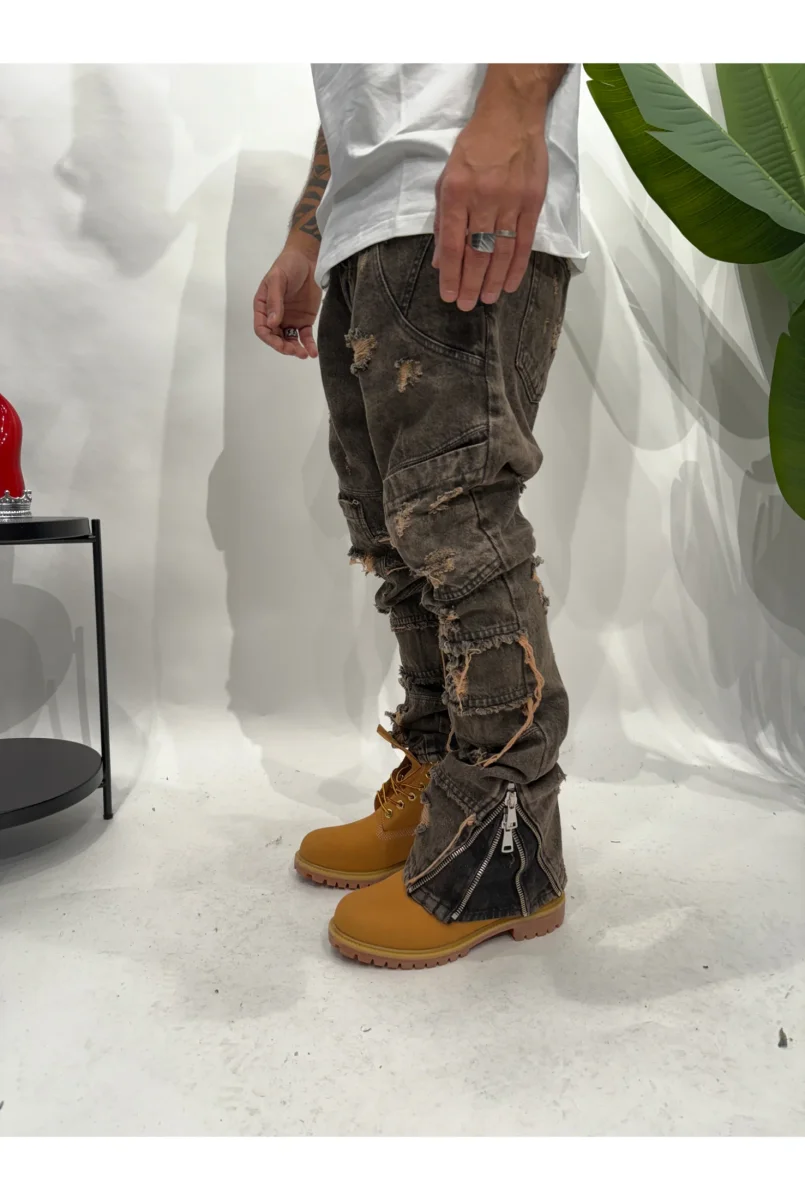 Jeans CIANOTIC Flare mr331 black - immagine 6