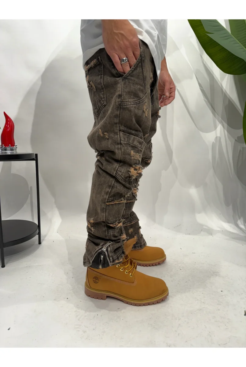 Jeans CIANOTIC Flare mr331 black - immagine 8