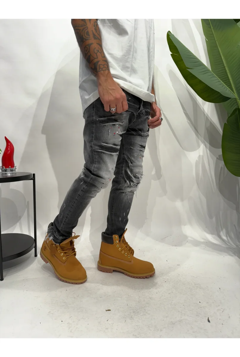 Jeans CIANOTIC regular fit RONNY black - immagine 2