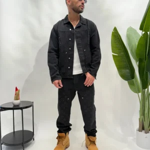 Coordinato mood LV denim black