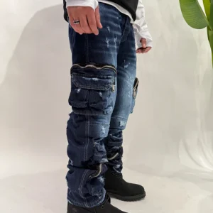 Jeans CIANOTIC stright fit pocket 349 blue