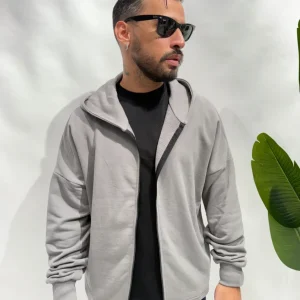 Felpa zip 3868 ( vari colori )