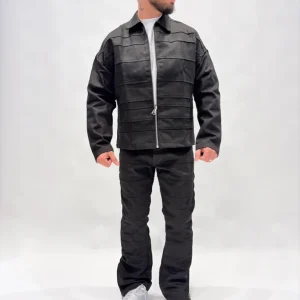 Coordinato PASSION MG445 Black panel zip