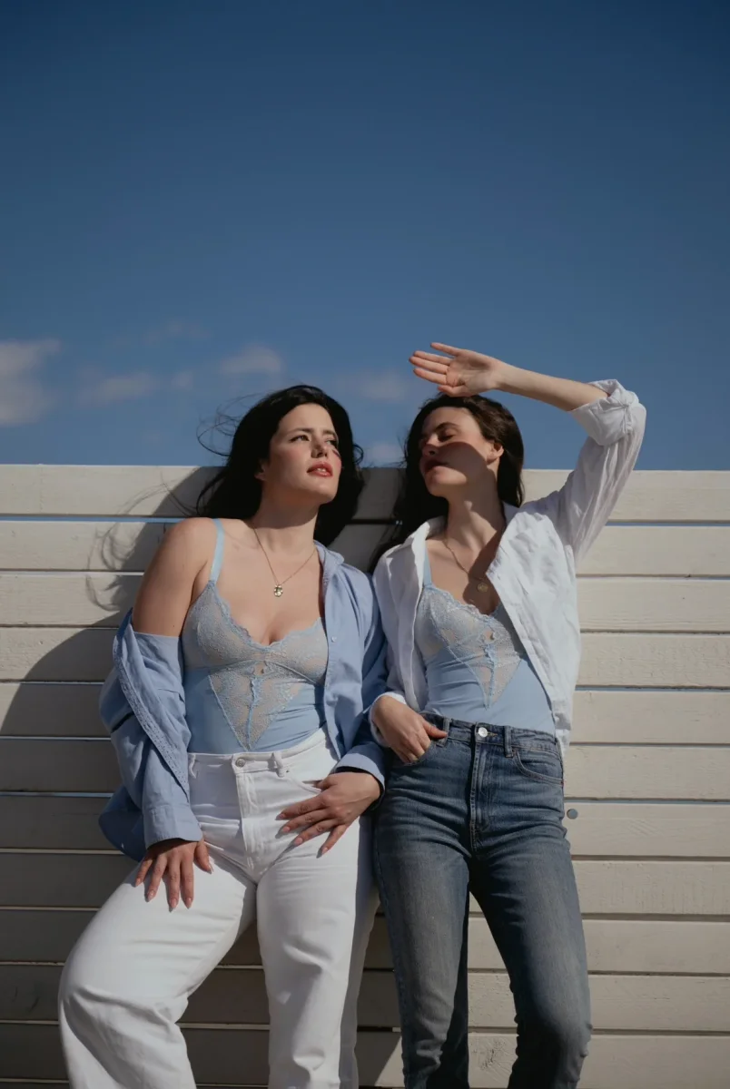 Body Contenitivo in Pizzo Celeste - immagine 5