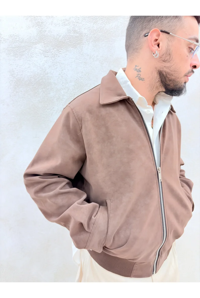 Giubbino MINIMAL Scamosciato M053 - immagine 7