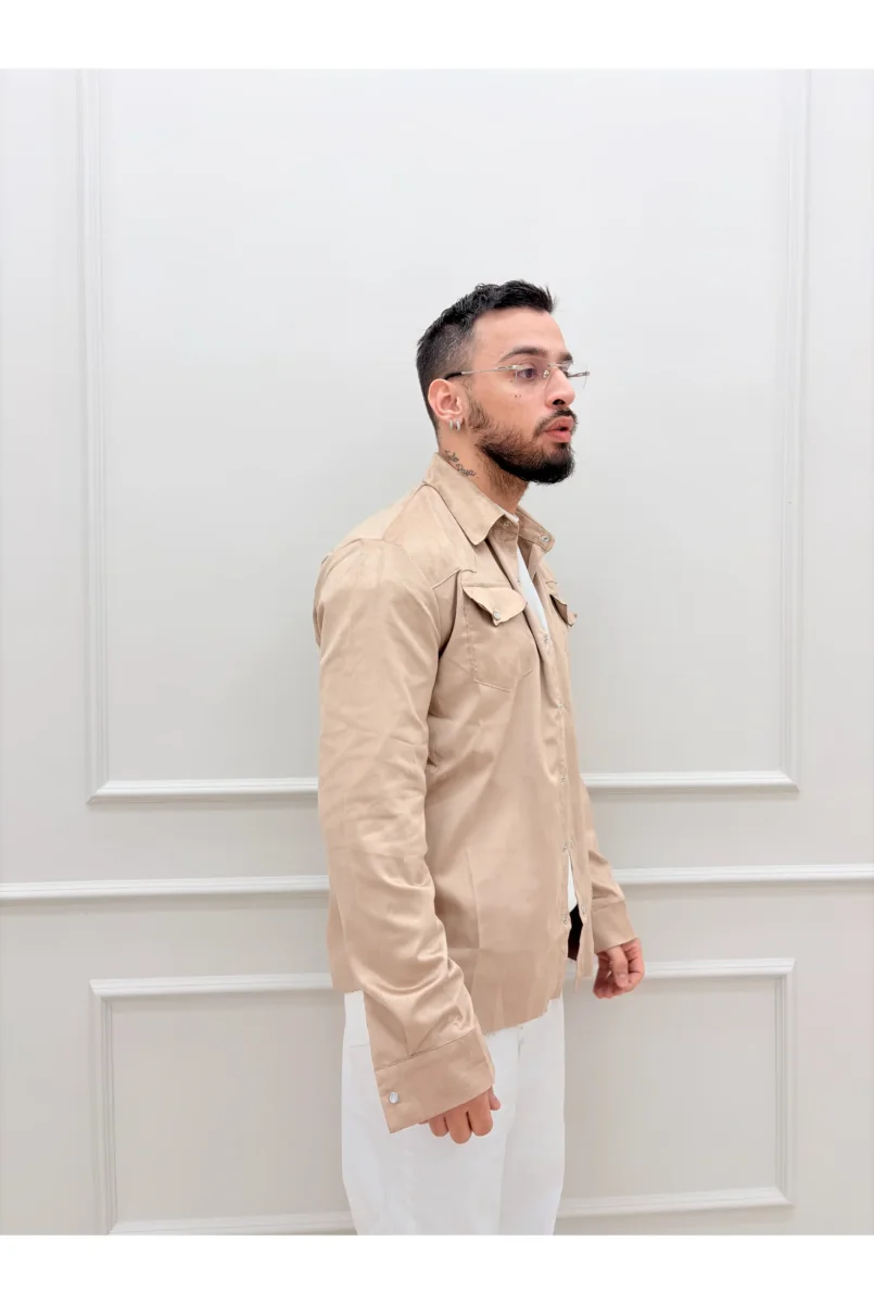 Camicia MINIMAL Scamosciata m055 - immagine 9