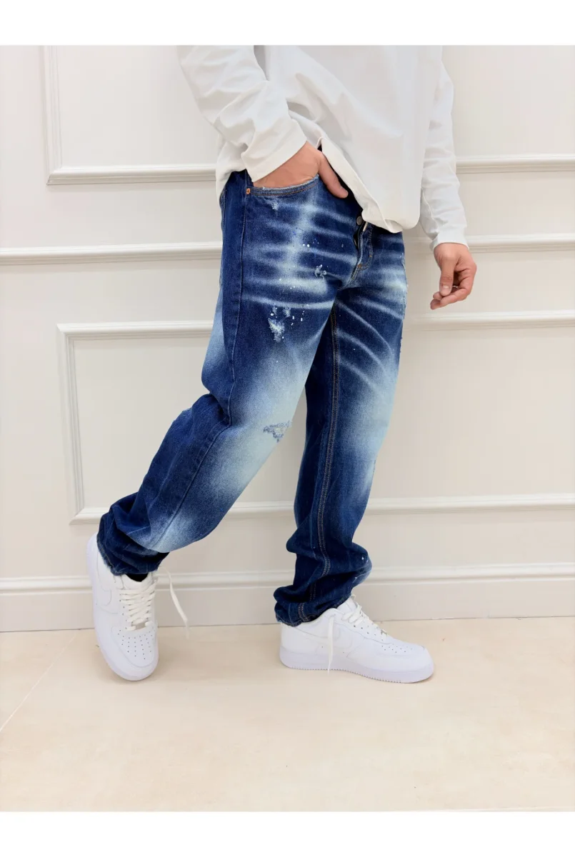 Jeans CIANOTIC Canvas blue - immagine 4