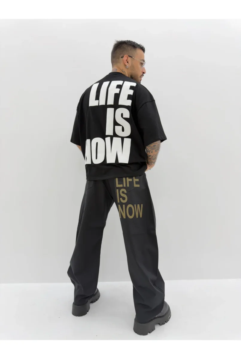 T-shirt PRESENT DAY x ANDERS '' LIFE IS NOW '' - immagine 4
