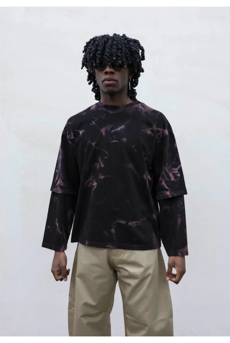 Long sleeve TOKYO Double wash broken - immagine 2