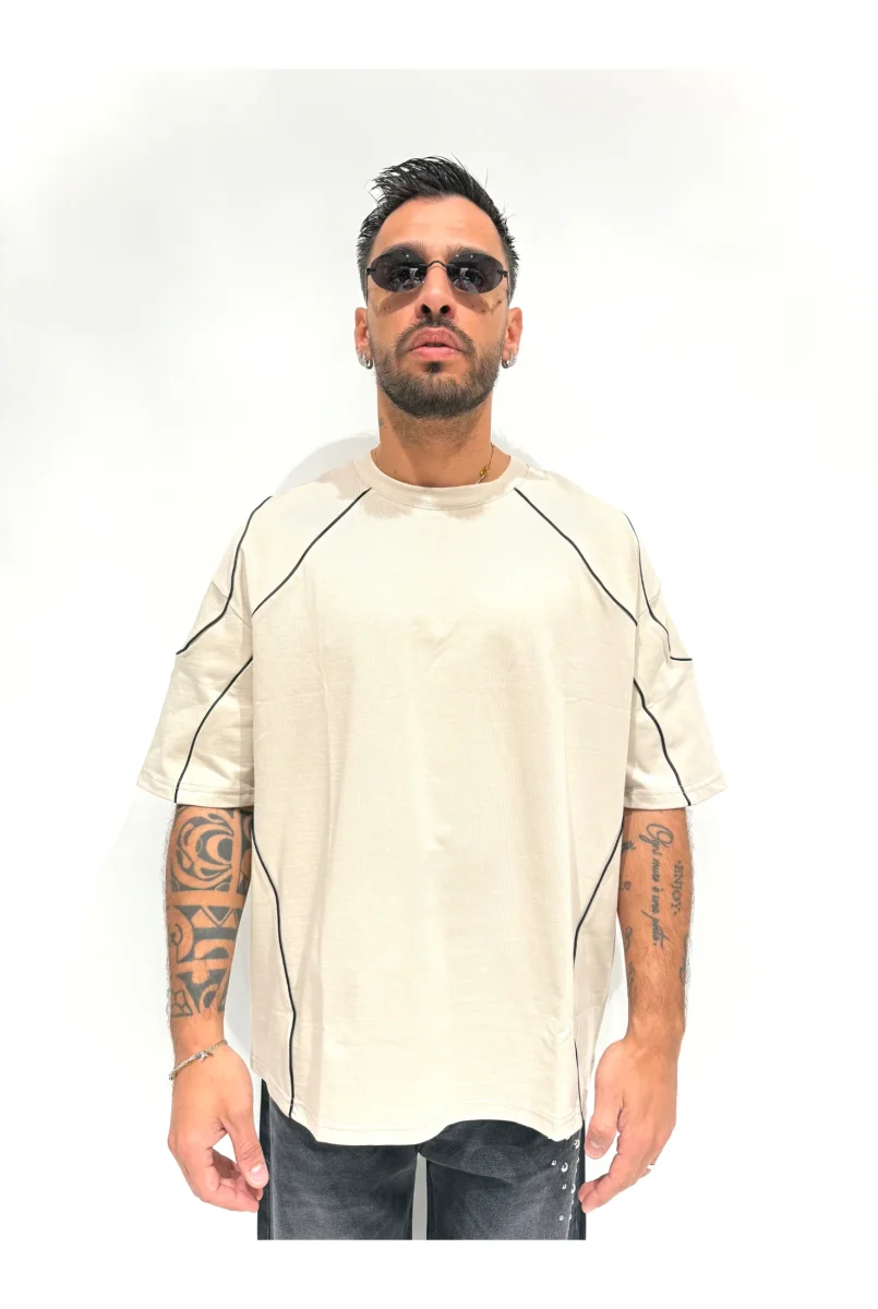 T-shirt PRESENT DAY contrast - immagine 4