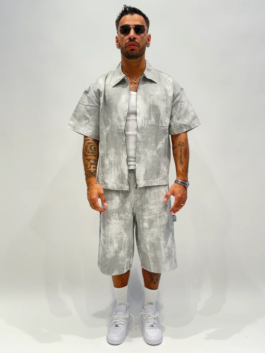 Coordinato denim sfumato zz60 - immagine 2