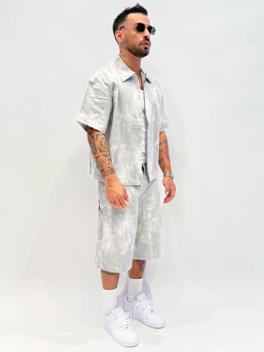 Coordinato denim sfumato zz60 - immagine 8