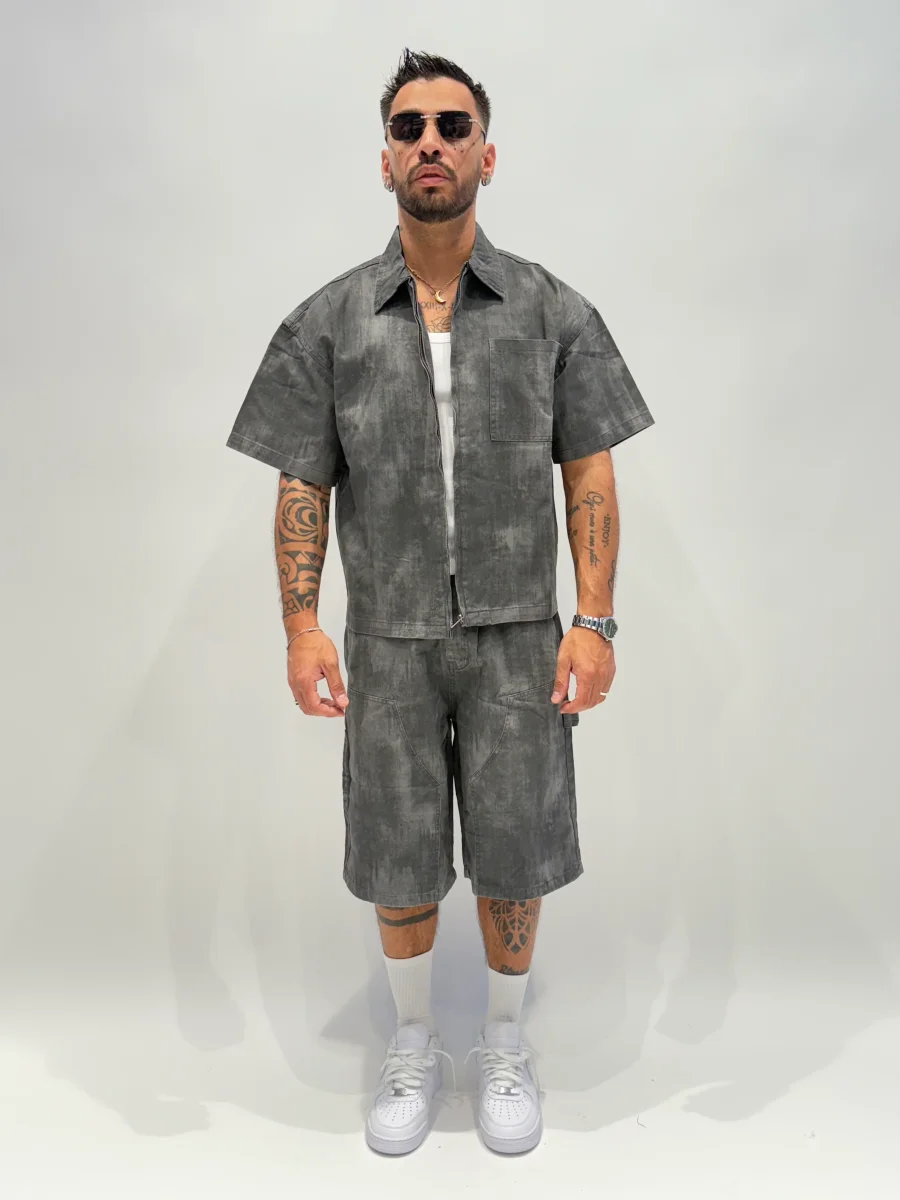 Coordinato denim sfumato zz60 - immagine 3