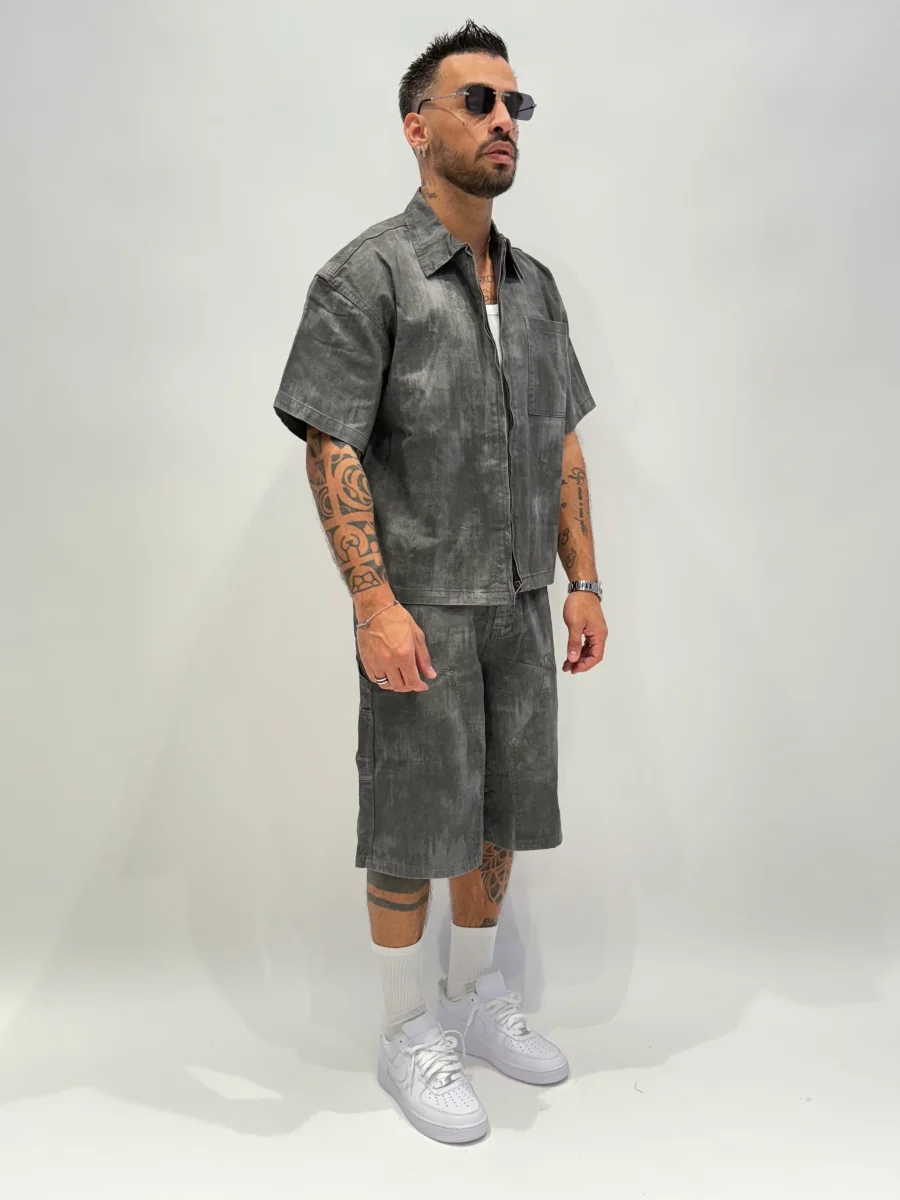 Coordinato denim sfumato zz60 - immagine 9