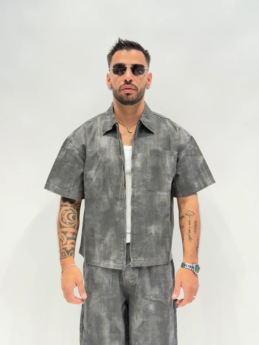 Coordinato denim sfumato zz60 - immagine 6