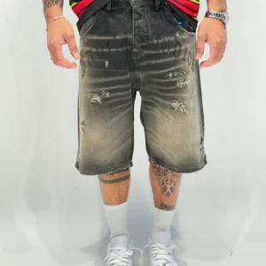 Jeans CIANOTIC short Favela black